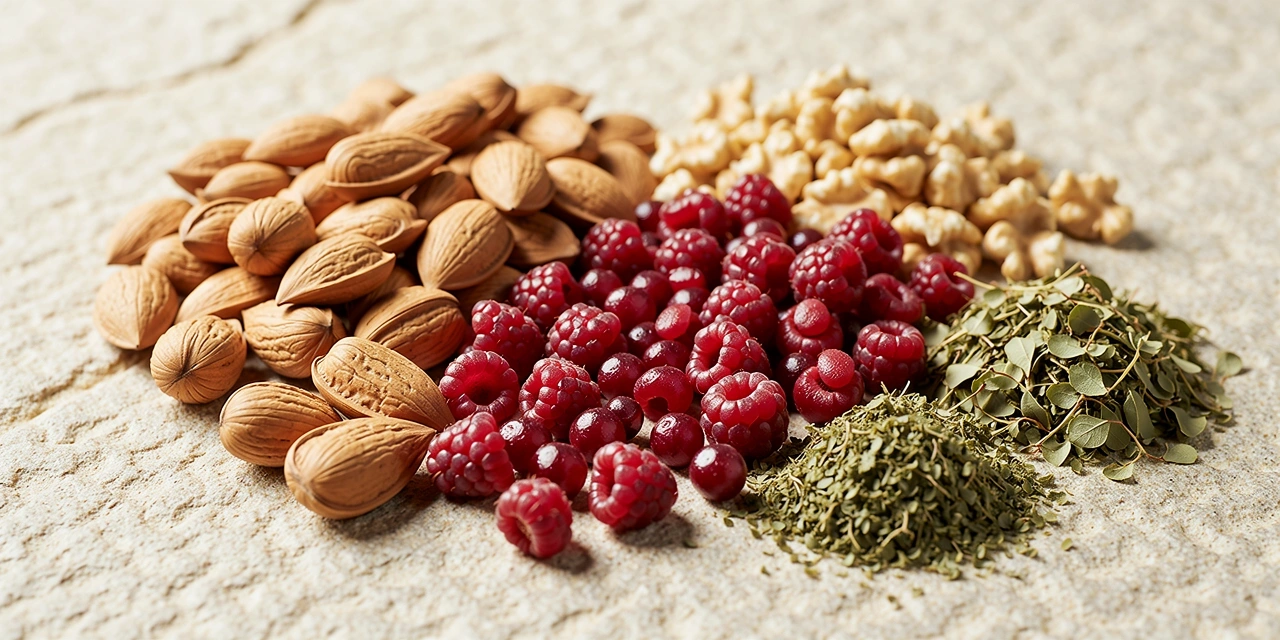 Natural ingredients for men's wellness